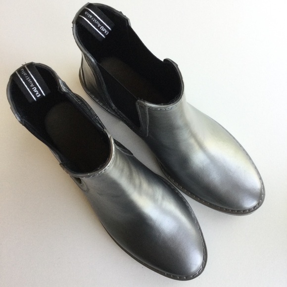 EMU Australia Ellin Waterproof Rainboot Silver Size 8 - Picture 3 of 11
